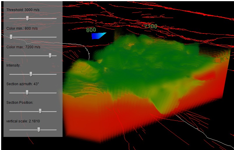  Los Angeles upper crustal earth model on mobile